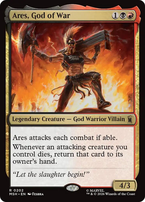 Image for Ares, God of War (202) [Marvel Super Heroes] - Magic: The Gathering