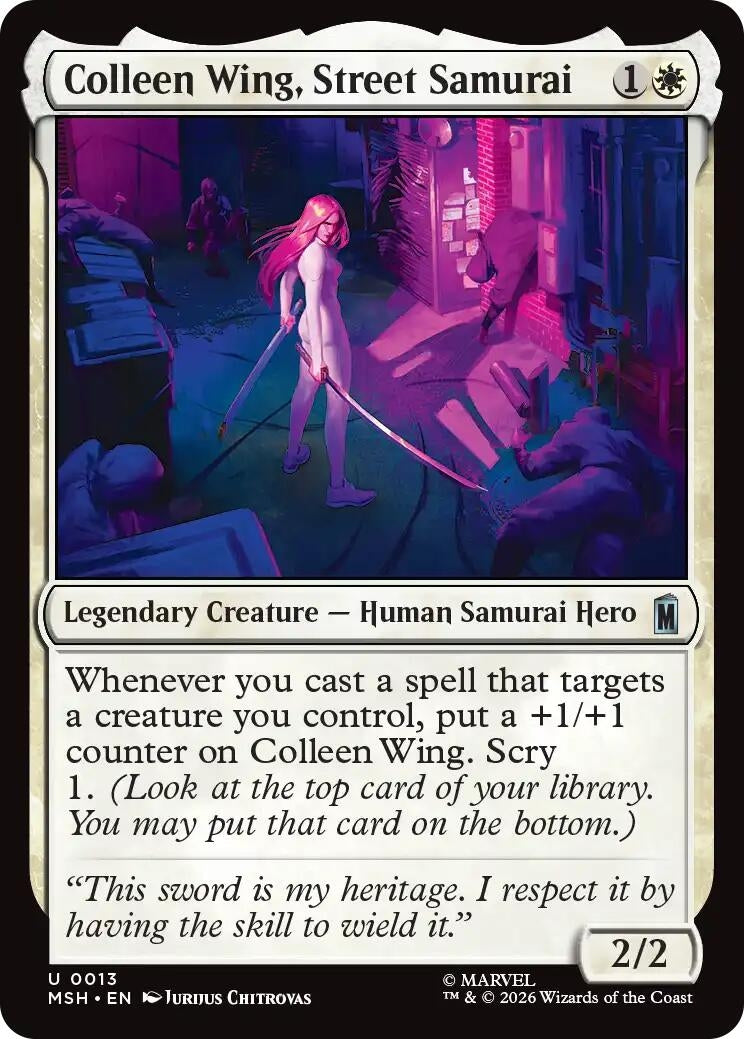 Image for Colleen Wing, Street Samurai (13) [Marvel Super Heroes] - Magic: The Gathering