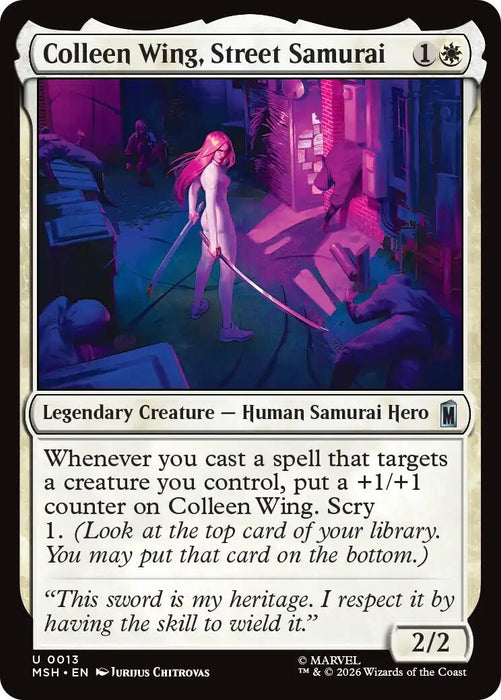 Image for Colleen Wing, Street Samurai (13) [Marvel Super Heroes] - Magic: The Gathering