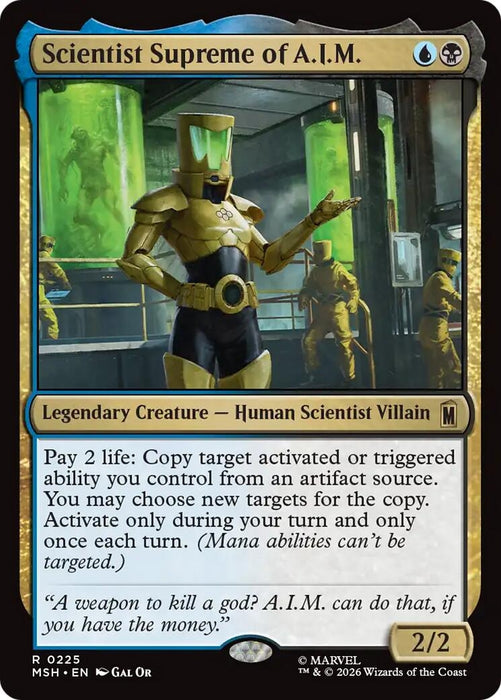 Image for Scientist Supreme of A.I.M. (225) [Marvel Super Heroes] - Magic: The Gathering