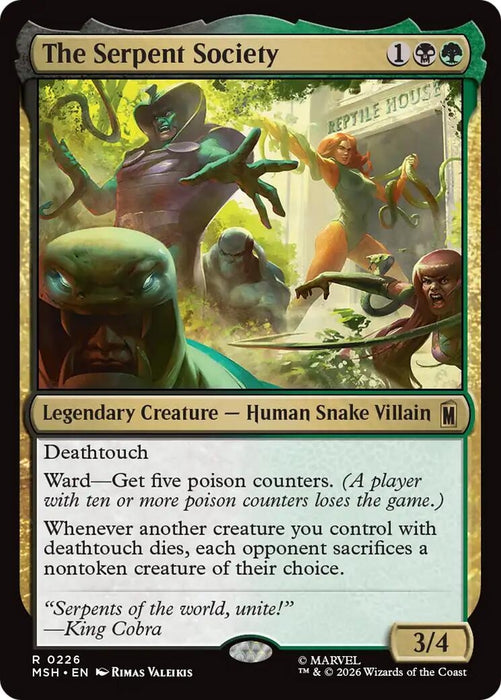 Image for The Serpent Society (226) [Marvel Super Heroes] - Magic: The Gathering
