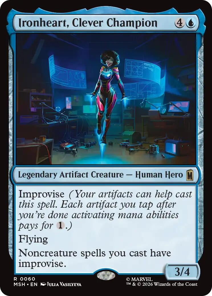 Image for Ironheart, Clever Champion (60) [Marvel Super Heroes] - Magic: The Gathering