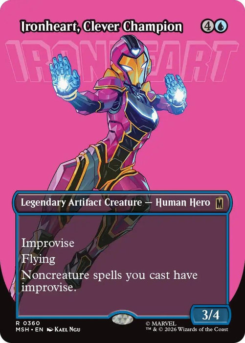 Image for Ironheart, Clever Champion (Borderless) (360) [Marvel Super Heroes] - Magic: The Gathering