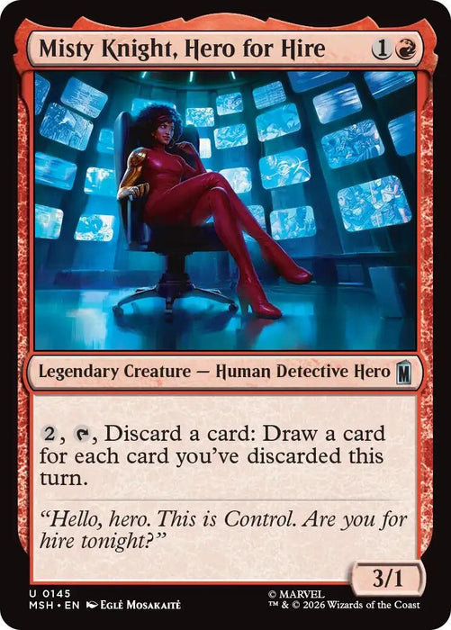 Image for Misty Knight, Hero for Hire (145) [Marvel Super Heroes] - Magic: The Gathering
