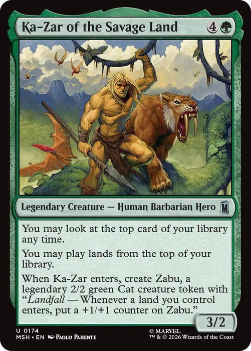 Image for Ka-Zar of the Savage Land (174) [Marvel Super Heroes] - Magic: The Gathering