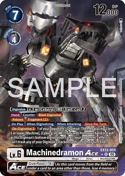 Image for Machinedramon ACE (Alternate Art) (EX12-059 SR) [Digital World Shambala] {EX-12} - Digimon Card Game