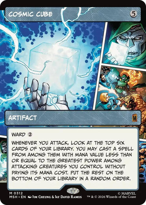Image for Cosmic Cube (Borderless) (0312) (312) [Marvel Super Heroes] - Magic: The Gathering