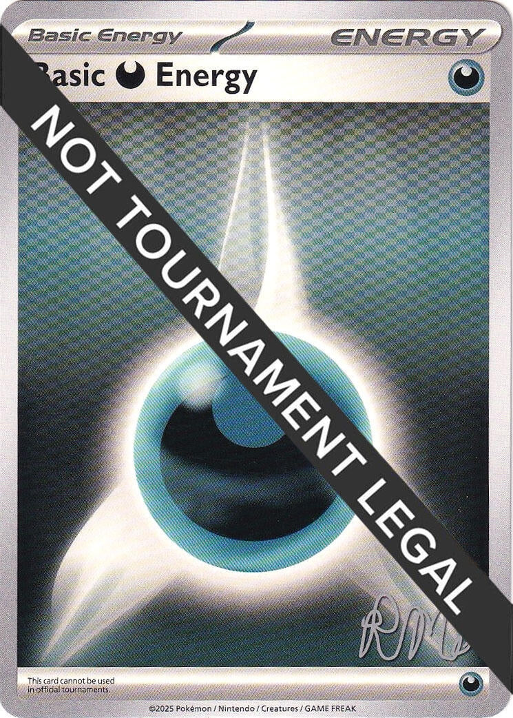 Image for Basic Darkness Energy - 2025 (Riley McKay) [World Championship Decks] - Pokemon