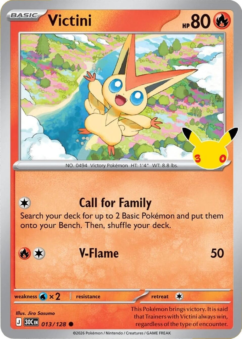 Image for Victini (013/128) [ME: 30th Celebration] - Pokemon