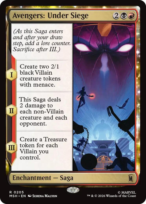 Image for Avengers: Under Siege (205) [Marvel Super Heroes] - Magic: The Gathering