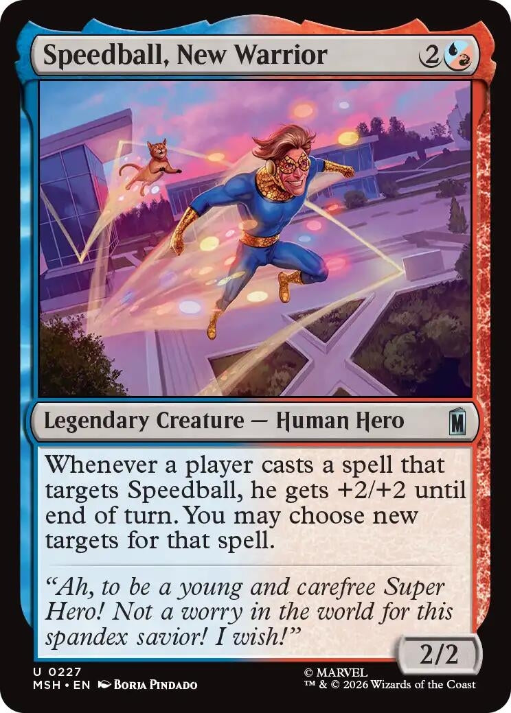 Image for Speedball, New Warrior (227) [Marvel Super Heroes] - Magic: The Gathering