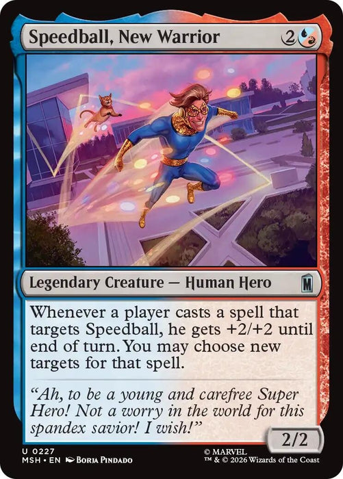 Image for Speedball, New Warrior (227) [Marvel Super Heroes] - Magic: The Gathering