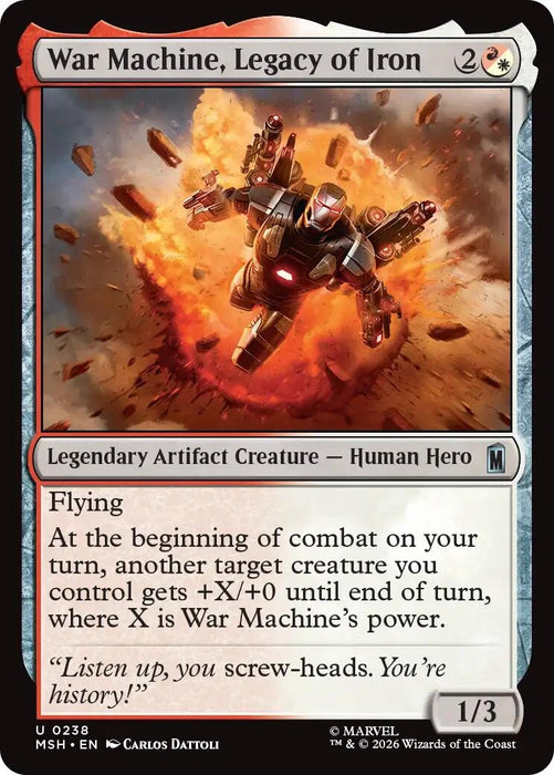Image for War Machine, Legacy of Iron (238) [Marvel Super Heroes] - Magic: The Gathering