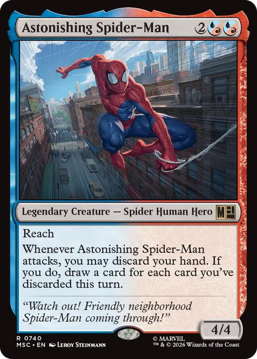 Image for Astonishing Spider-Man (740) [Commander: Marvel Super Heroes] - Magic: The Gathering
