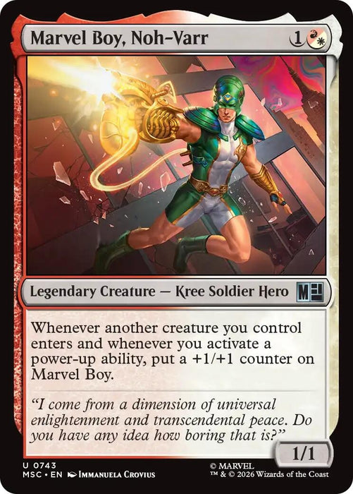 Image for Marvel Boy, Noh-Varr (743) [Commander: Marvel Super Heroes] - Magic: The Gathering