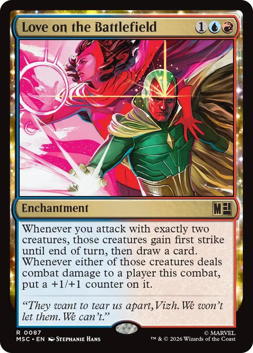 Image for Love on the Battlefield (87) [Commander: Marvel Super Heroes] - Magic: The Gathering