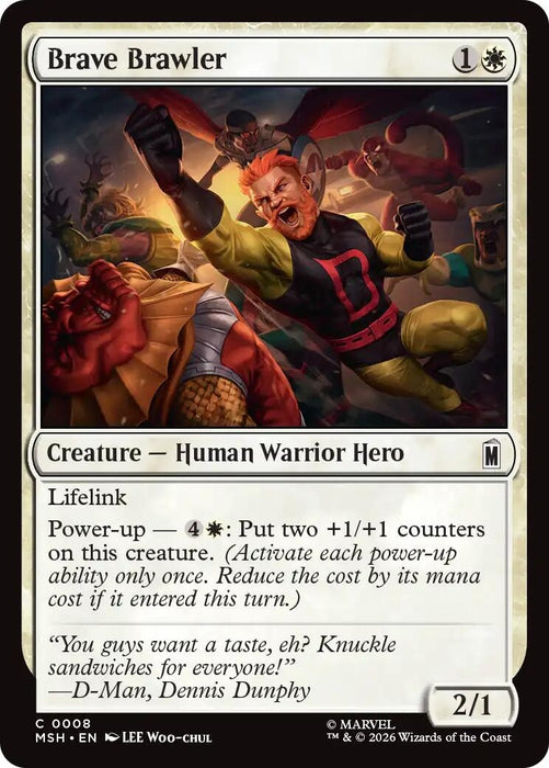 Image for Brave Brawler (8) [Marvel Super Heroes] - Magic: The Gathering