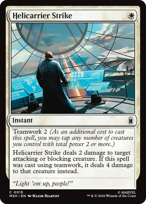 Image for Helicarrier Strike (15) [Marvel Super Heroes] - Magic: The Gathering