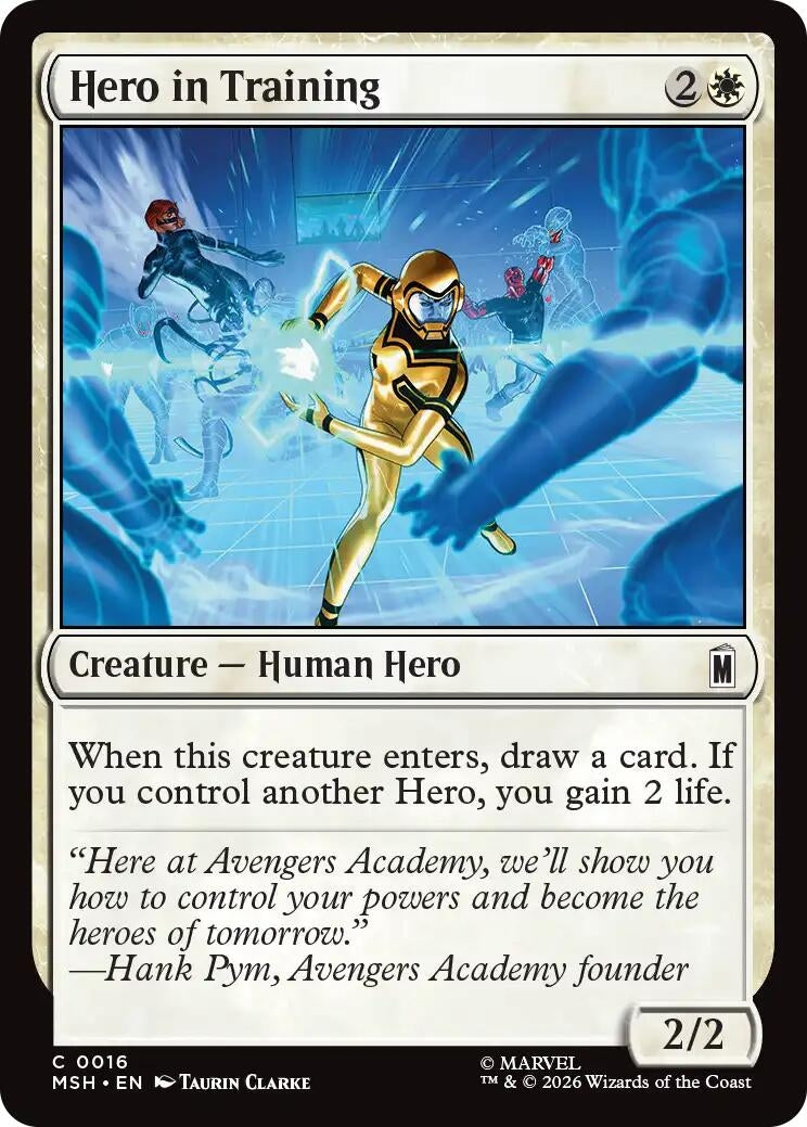 Image for Hero in Training (16) [Marvel Super Heroes] - Magic: The Gathering