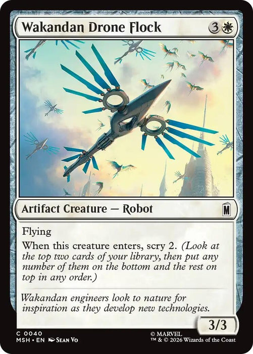 Image for Wakandan Drone Flock (40) [Marvel Super Heroes] - Magic: The Gathering
