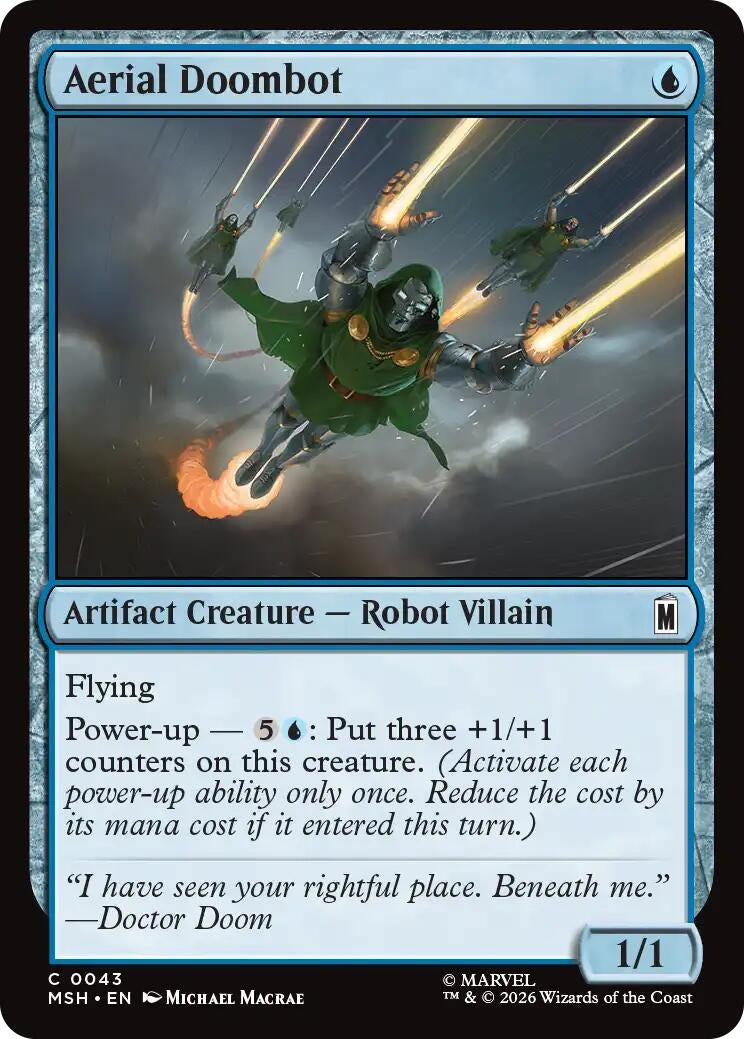 Image for Aerial Doombot (43) [Marvel Super Heroes] - Magic: The Gathering
