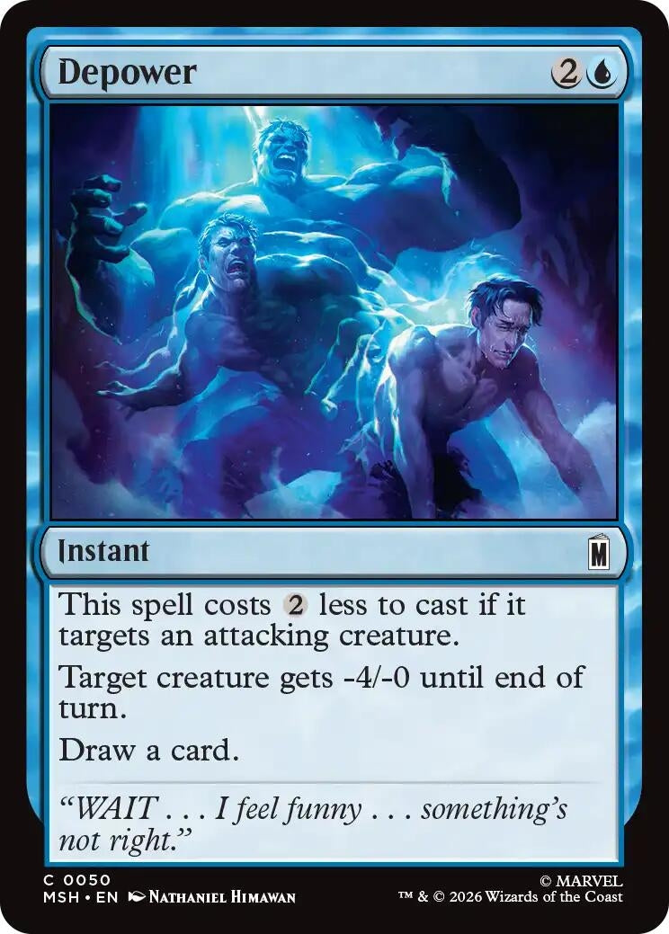 Image for Depower (50) [Marvel Super Heroes] - Magic: The Gathering