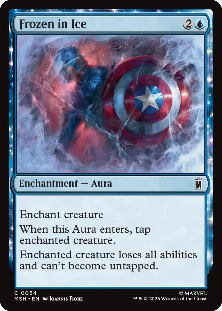Image for Frozen in Ice (54) [Marvel Super Heroes] - Magic: The Gathering