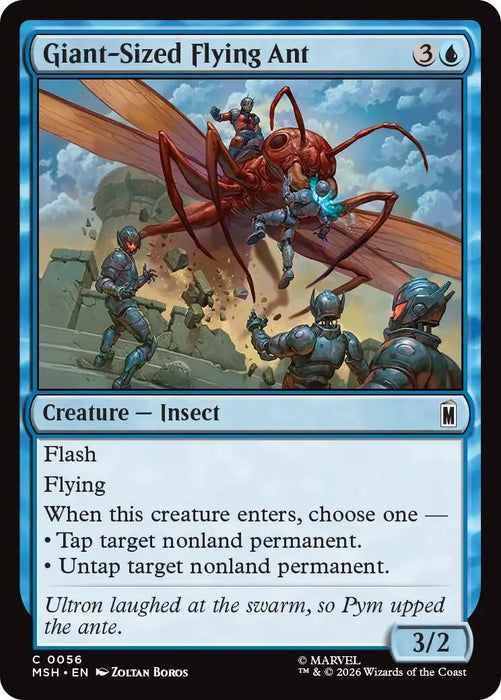 Image for Giant-Sized Flying Ant (56) [Marvel Super Heroes] - Magic: The Gathering