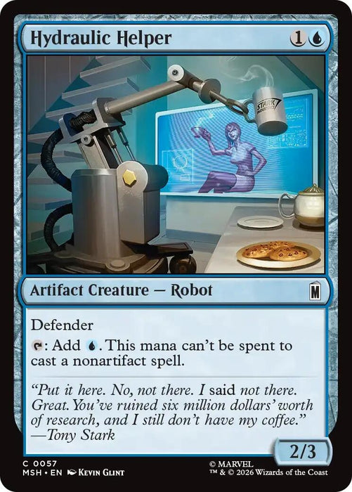 Image for Hydraulic Helper (57) [Marvel Super Heroes] - Magic: The Gathering