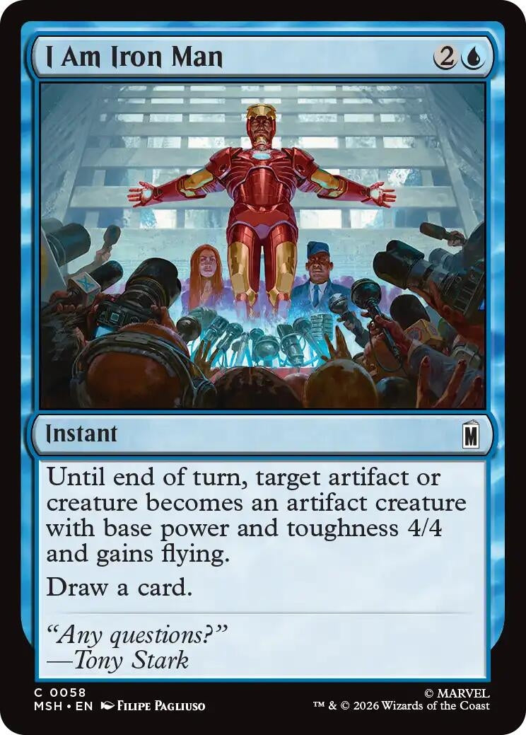 Image for I Am Iron Man (58) [Marvel Super Heroes] - Magic: The Gathering