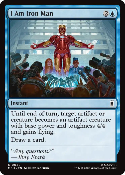 Image for I Am Iron Man (58) [Marvel Super Heroes] - Magic: The Gathering
