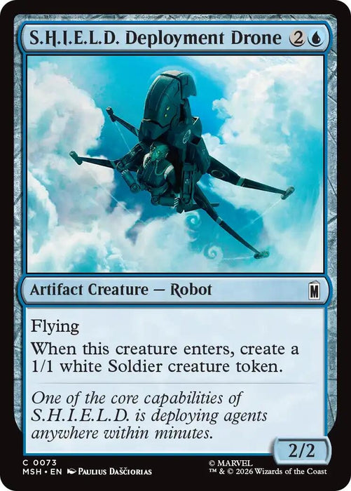 Image for S.H.I.E.L.D. Deployment Drone (73) [Marvel Super Heroes] - Magic: The Gathering