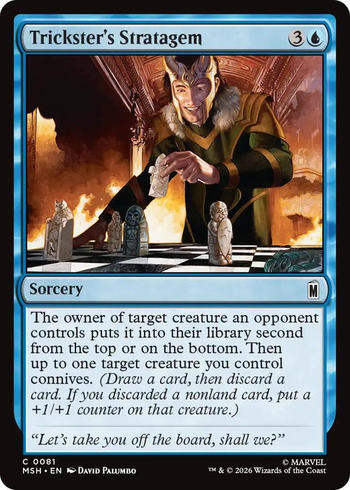 Image for Trickster's Stratagem (81) [Marvel Super Heroes] - Magic: The Gathering