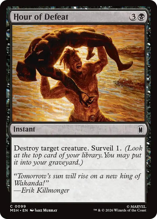 Image for Hour of Defeat (99) [Marvel Super Heroes] - Magic: The Gathering