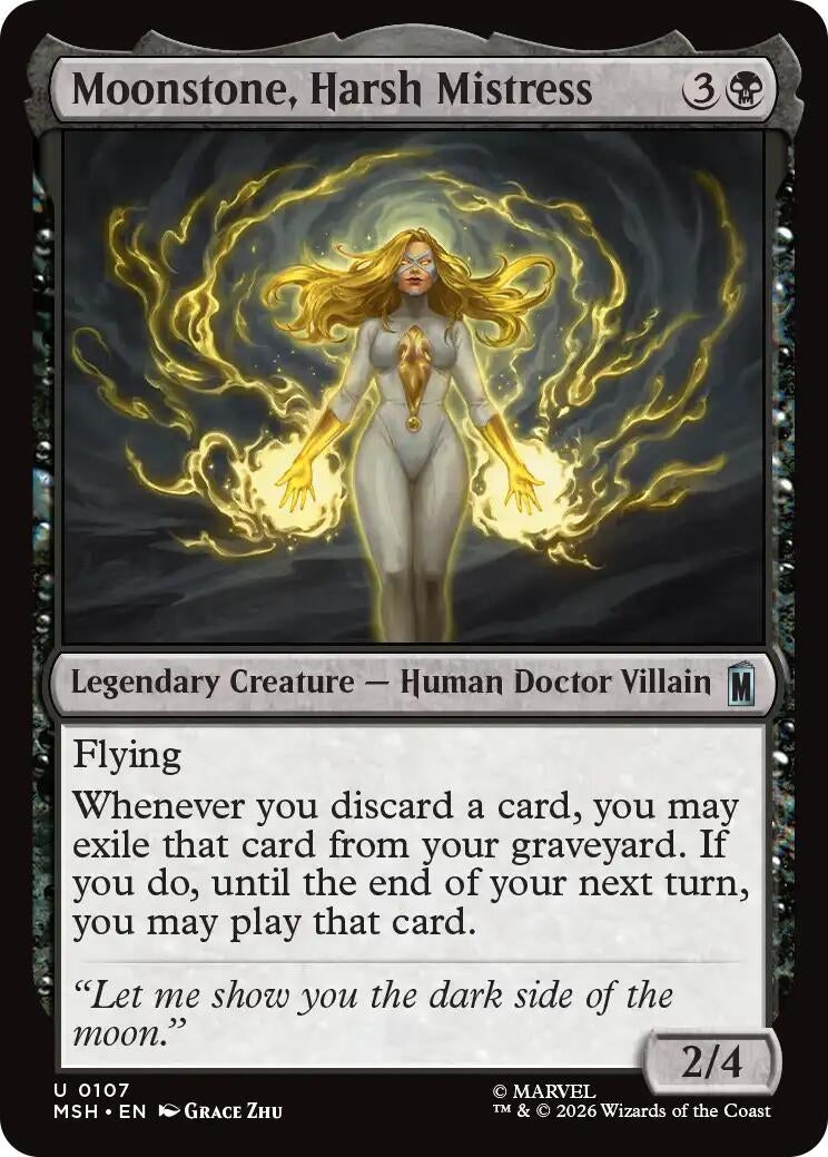 Image for Moonstone, Harsh Mistress (107) [Marvel Super Heroes] - Magic: The Gathering
