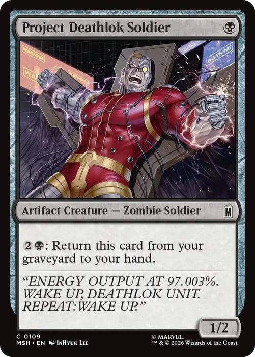 Image for Project Deathlok Soldier (109) [Marvel Super Heroes] - Magic: The Gathering