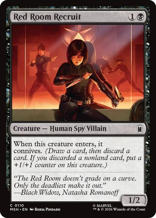 Image for Red Room Recruit (110) [Marvel Super Heroes] - Magic: The Gathering