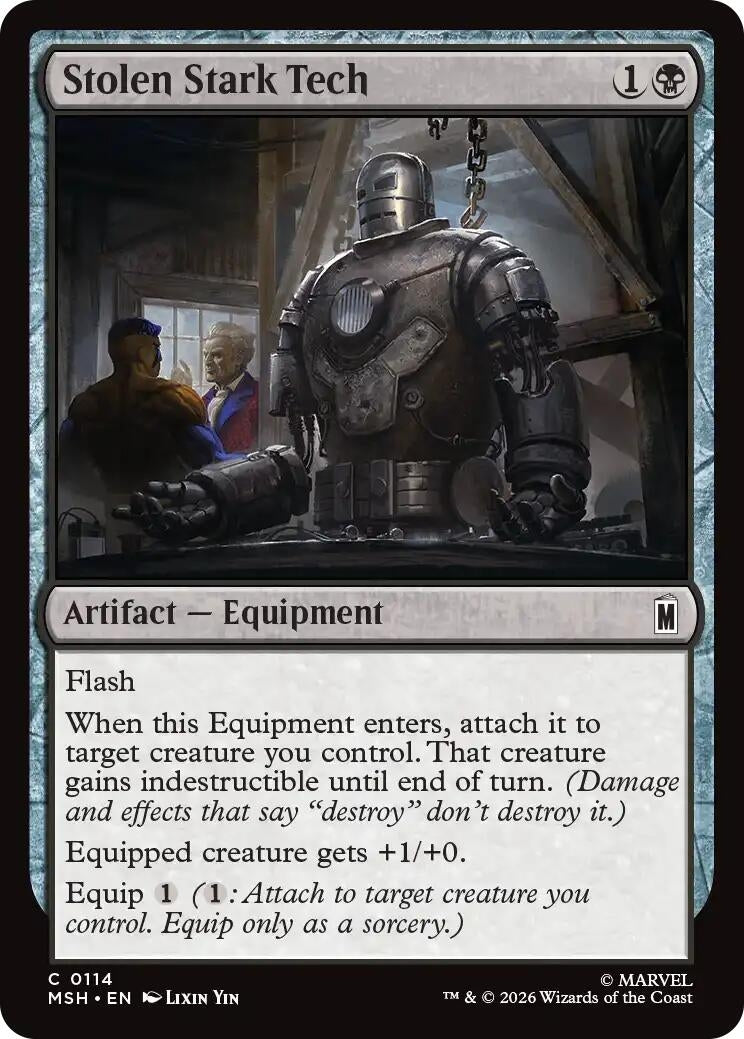 Image for Stolen Stark Tech (114) [Marvel Super Heroes] - Magic: The Gathering