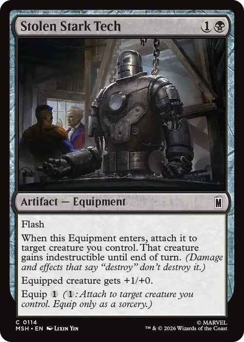 Image for Stolen Stark Tech (114) [Marvel Super Heroes] - Magic: The Gathering
