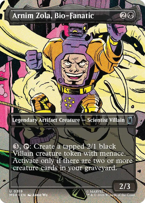 Image for Arnim Zola, Bio-Fanatic (Borderless) (319) [Marvel Super Heroes] - Magic: The Gathering