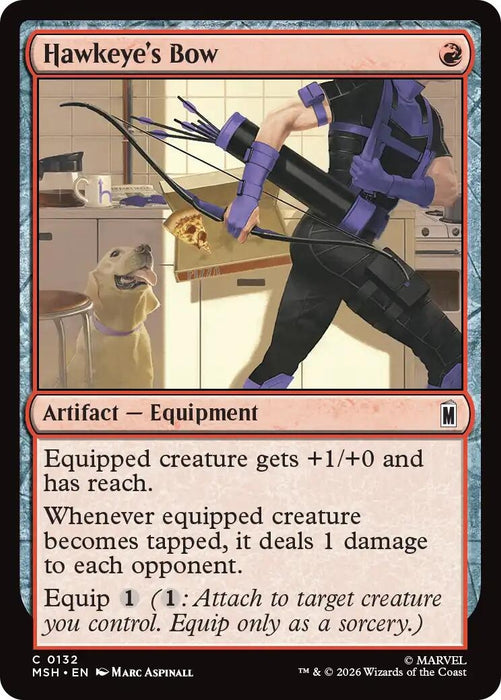 Image for Hawkeye's Bow (132) [Marvel Super Heroes] - Magic: The Gathering