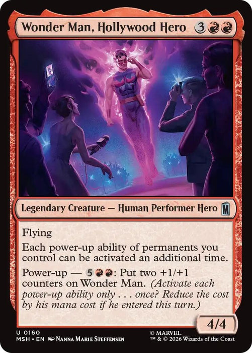 Image for Wonder Man, Hollywood Hero (160) [Marvel Super Heroes] - Magic: The Gathering