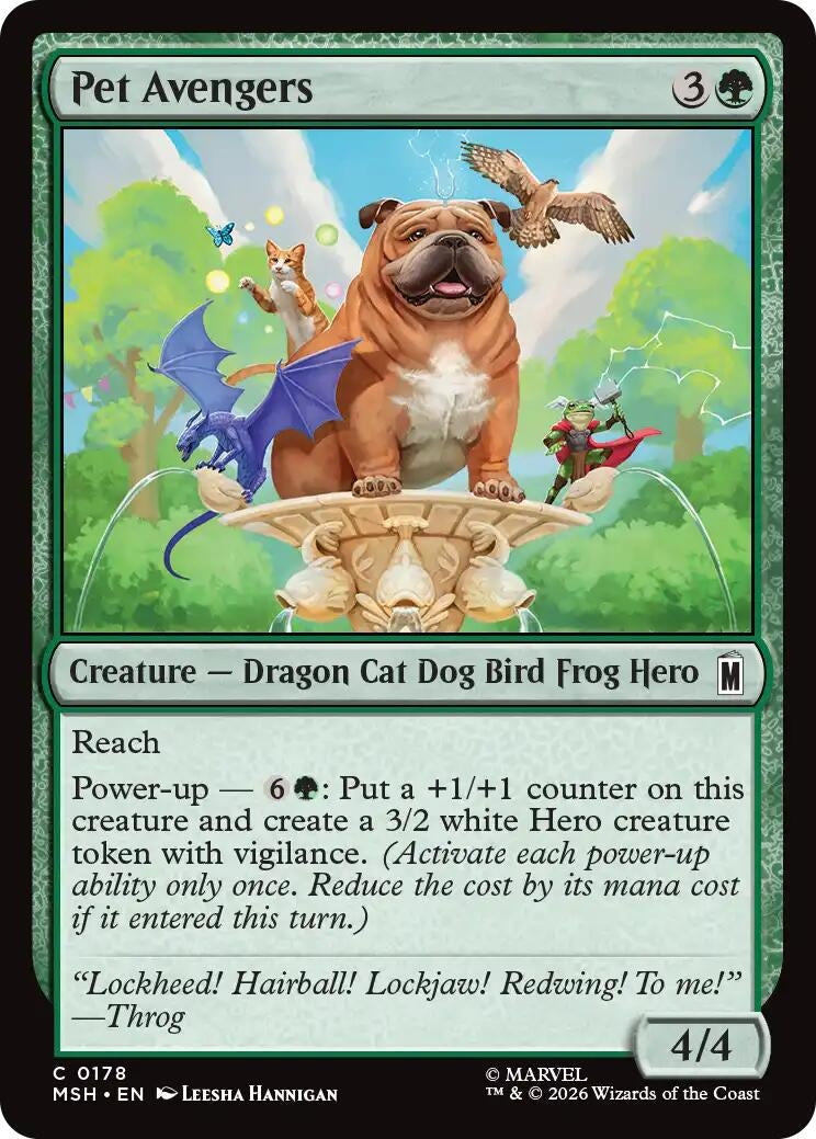 Image for Pet Avengers (178) [Marvel Super Heroes] - Magic: The Gathering