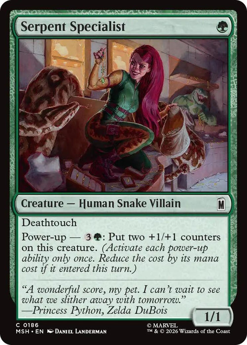 Image for Serpent Specialist (186) [Marvel Super Heroes] - Magic: The Gathering