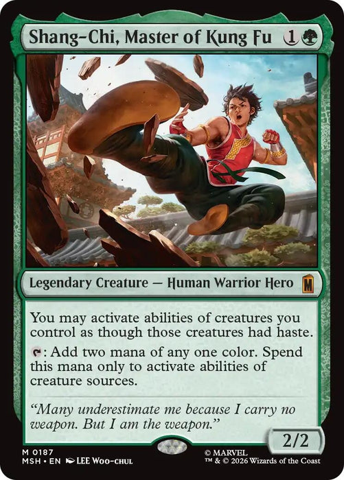 Image for Shang-Chi, Master of Kung Fu (187) [Marvel Super Heroes] - Magic: The Gathering