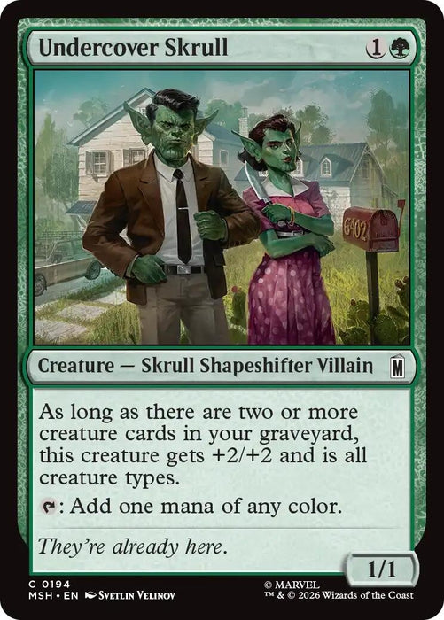 Image for Undercover Skrull (194) [Marvel Super Heroes] - Magic: The Gathering