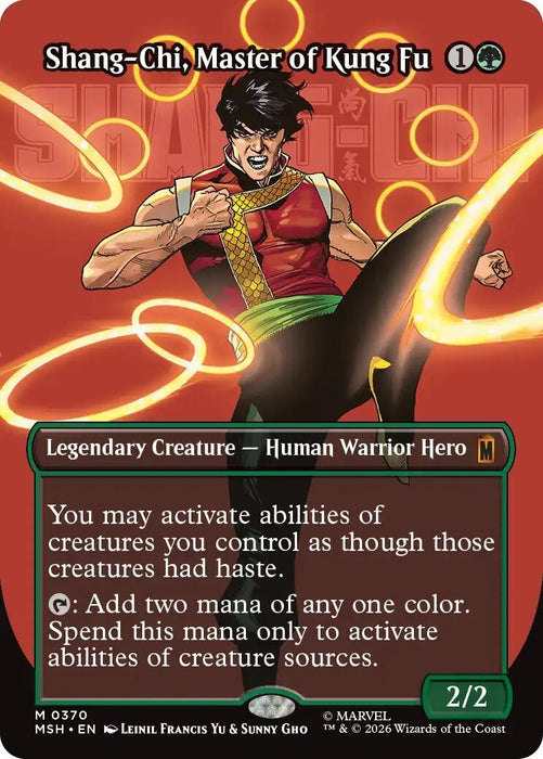 Image for Shang-Chi, Master of Kung Fu (Borderless) (0370) (370) [Marvel Super Heroes] - Magic: The Gathering