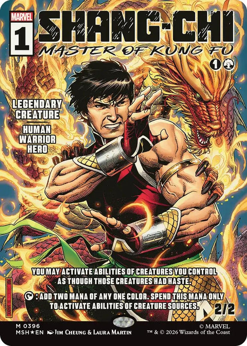 Image for Shang-Chi, Master of Kung Fu (Borderless) (0396) (396) [Marvel Super Heroes] - Magic: The Gathering