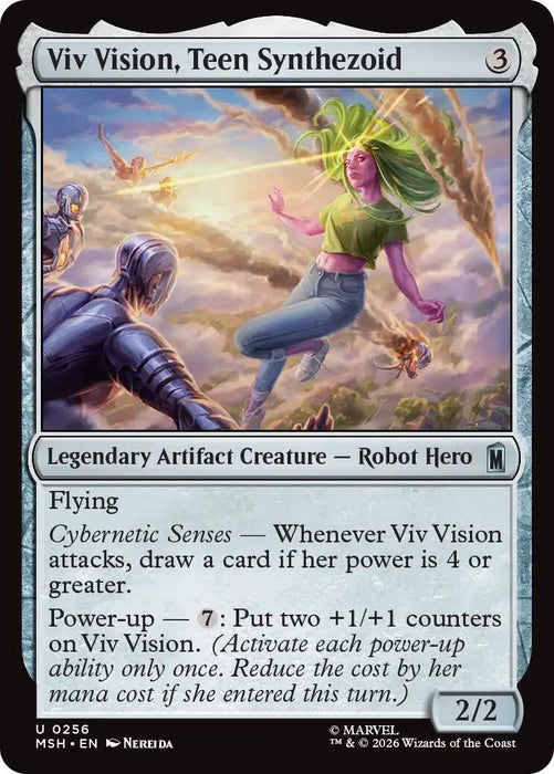Image for Viv Vision, Teen Synthezoid (256) [Marvel Super Heroes] - Magic: The Gathering