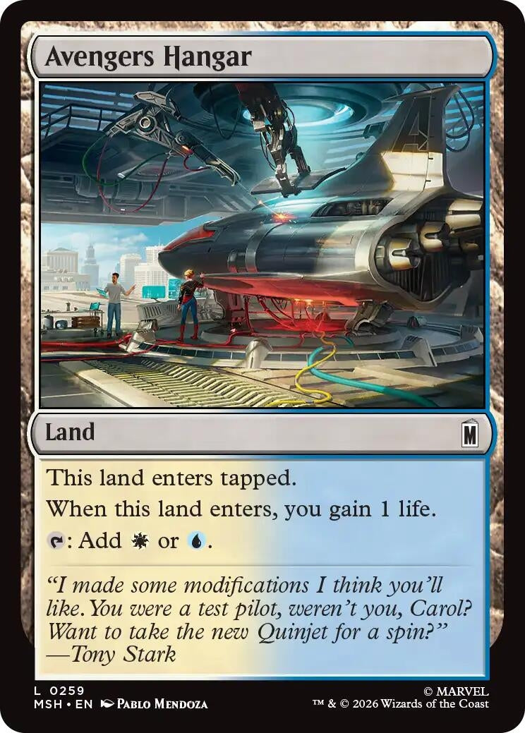 Image for Avengers Hangar (259) [Marvel Super Heroes] - Magic: The Gathering